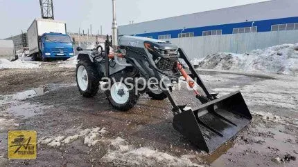 Фронтальный погрузчик для ременного минитрактора